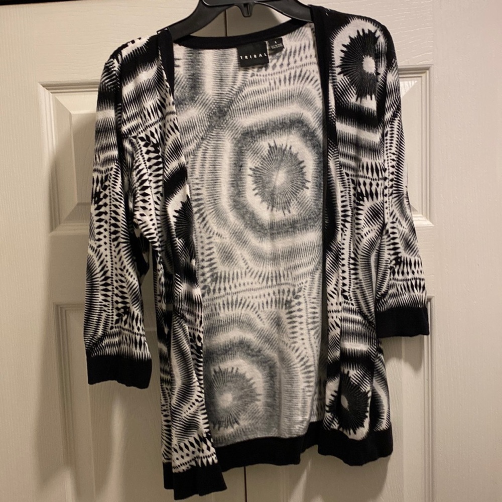 Tribal 3/4 Sleeve Cardigan